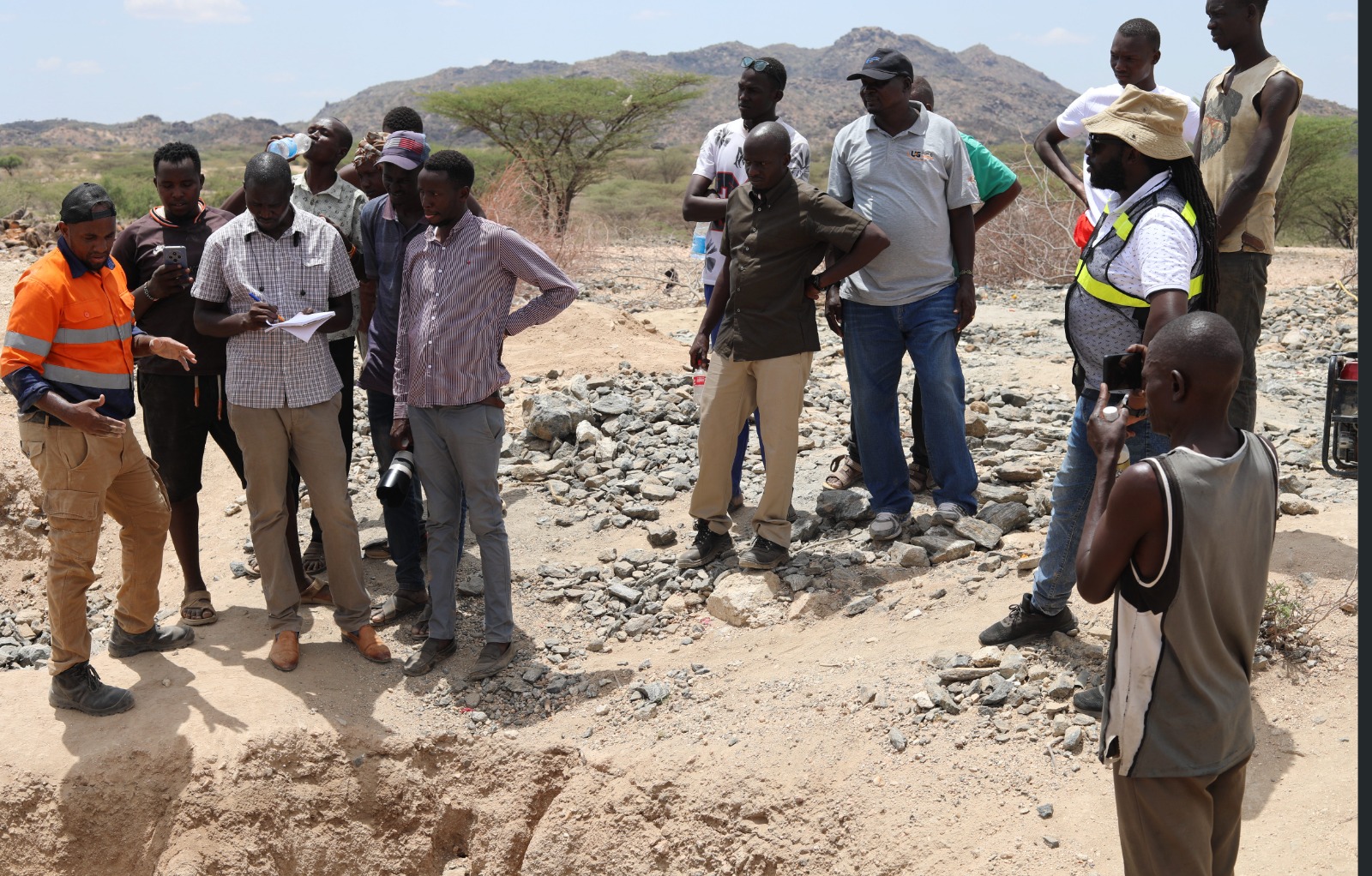 Artisanal mining in Turkana